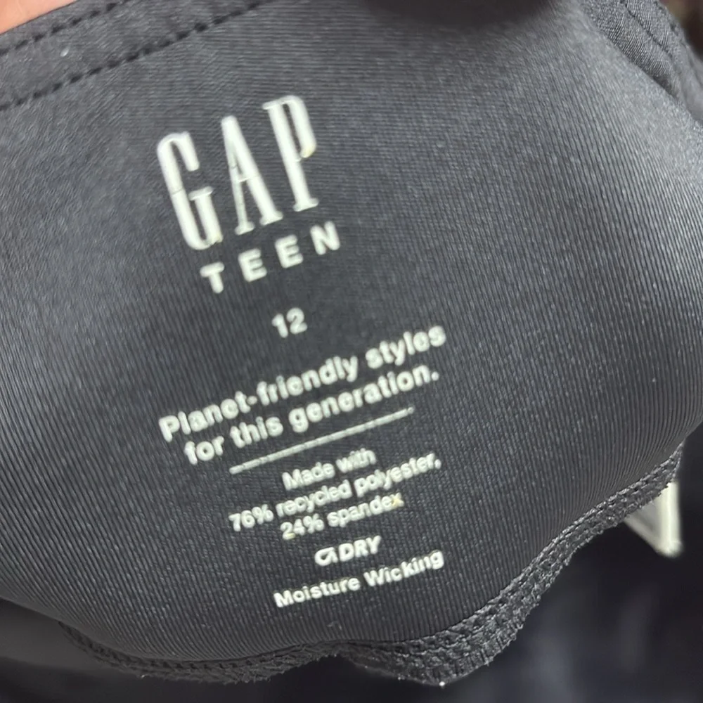 Gap Teen Girls Black Leggings size 12